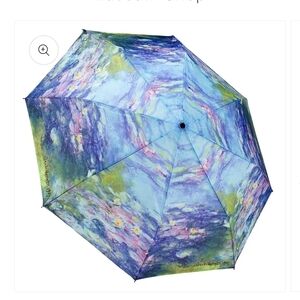 Galleria Art Umbrella Monet Waterlillies New With Tags